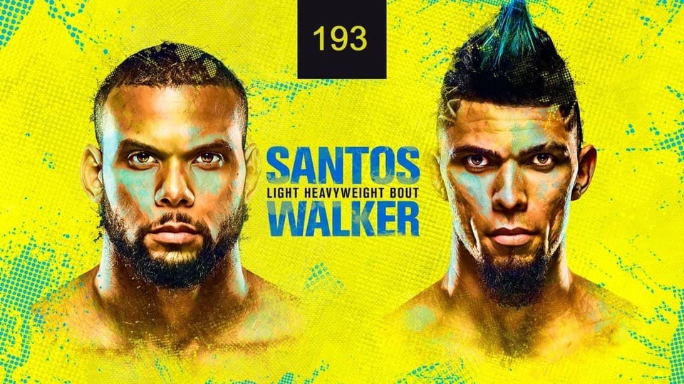 UFC Fight Night 193: Сантос – Уокер. Результаты взвешивания 